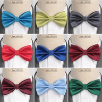 XGVOKH mężczyźni krawaty moda Butterfly Party muszka ślubna dla chłopców dziewcząt cukierki Solid Color Bowknot akcesoria hurtowe Bowtie 4